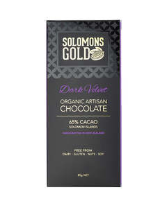 Dark Velvet 65% Chocolate Bar - 85g