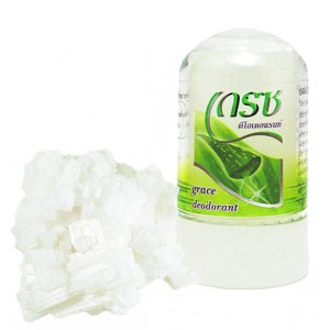 Deodorants: Natural Crystal Deodorant Aloe Vera Rock stick aluminum free for men and women 70g