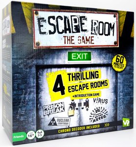 Escape Room the Game - 4 Rooms Plus Chrono Decoder - SOLVE IT AND ESCAPE