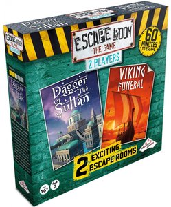 Products: Escape Room The Game 2 Players - Dagger Of The Sultan and Viking Funeral - SOLVE IT AND ESCAPE