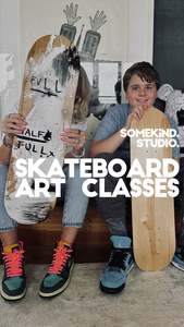 Original Art Pieces: Skateboard Art Class