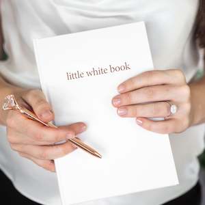 Something Blue: Wedding Planner Book | little white book
