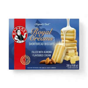 Biscuits Rusks: Bakers Royal Creams Shortbread Biscuits (Original) 280g