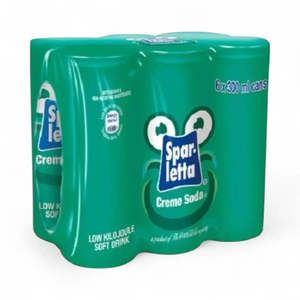 Cooldrinks: Sparletta Cream Soda - 300ml (6-Pack)