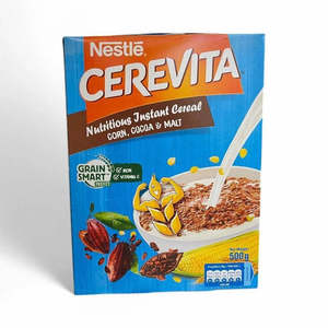Cereal: Nestle Cerevita Nutritious Instant Cereal (Corn & Chocolate) - 500g