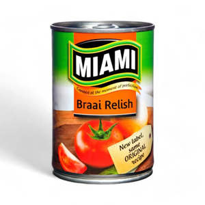 Canned Prepared Foods: Miami Braai Relish - 450g