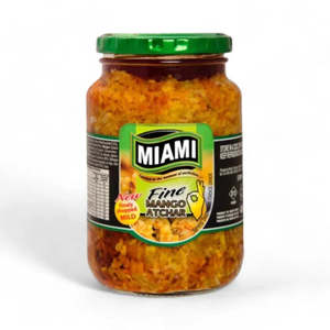 Canned Prepared Foods: Miami Atchar Fine Mango (MILD) - 400g (Green bottle)