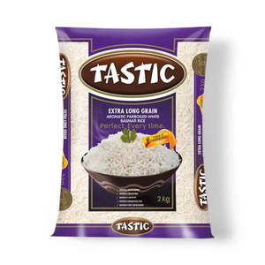Rice Pap Samp: Tastic Rice Extra Long Grain Aromatic White Basmati Rice - 2kg *