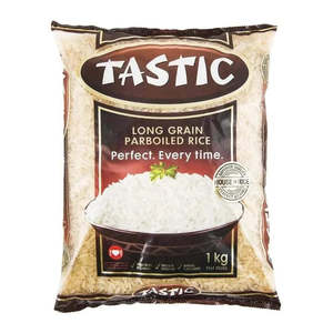 Rice Pap Samp: Tastic Long Grain Parboiled White Rice - 1kg
