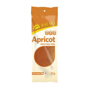 Fruit Sticks: Safari Fruit Roll Apricot 80g