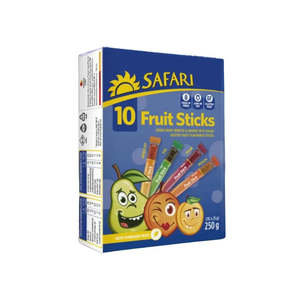 Fruit Sticks: Safari Fruit Sticks 10's