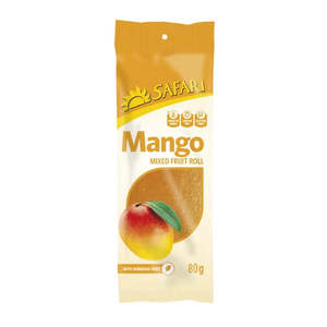 Fruit Sticks: Safari Fruit Roll Mango 80g