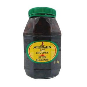 Mrs Balls Chutney: Mrs Balls Hot Chutney 1.1kg - Authentic South African Flavor