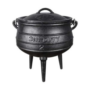 Cast Iron Pot: Best Duty Potjie (3-Leg) #2 – Size 6.0L *