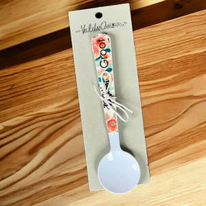 Braai: Enamel Printed Sugar Spoon - Droom Groot