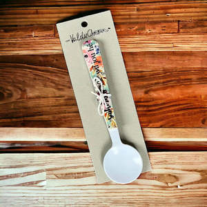 Enamel Printed Sugar Spoon - Suikerbos Ek Wil Jou He