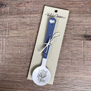 Enamel Sugar Spoon - Fijnbos (Heart)