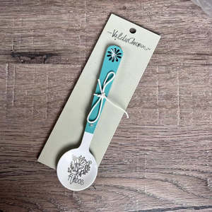 Enamel Sugar Spoon - Fijnbos (Flower)