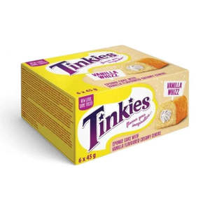 Tinkies - Original Vanilla 45g (6 Pack)