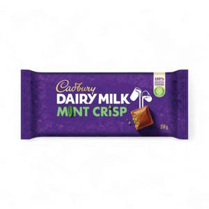 Cadbury Chocolate Slabs - Dairy Milk - Mint Crisp 150g