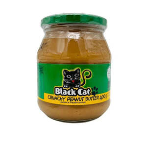 Black Cat Peanut Butter - Crunchy 400g