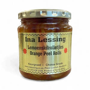 Jam And Spreads: Ina Lessing Marmalade Orange Peel Rolls - 400g