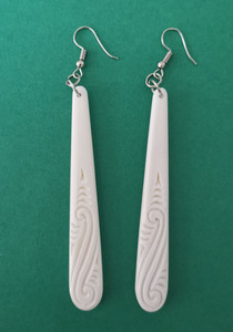 Products: Bone Drop Earrings (Medium) SomethingKiwi