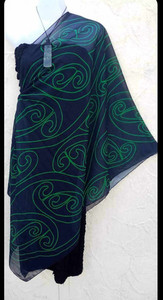 Green Koru Cloak SomethingKiwi
