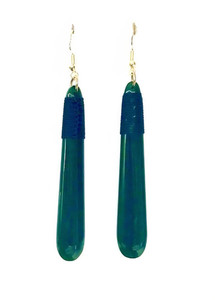 Roimata Long Drop Earrings SomethingKiwi