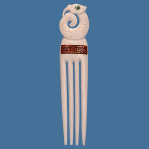 Products: Large Heru with Manaia design SomethingKiwi