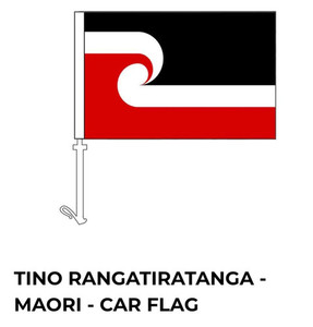 Products: Tino Rangatiratanga Car Flag SomethingKiwi