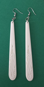 Bone Drop Earrings (Large) SomethingKiwi