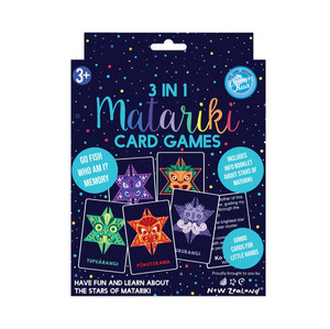 Products: Matariki 3 In 1 Card Game. SomethingKiwi