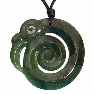 Greenstone Manaia Koru Pendant SomethingKiwi