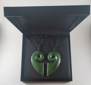 Products: XL Split Heart Pendant SomethingKiwi