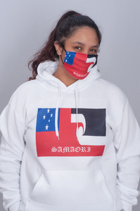 Products: Samaori Hoodie and face mask SomethingKiwi