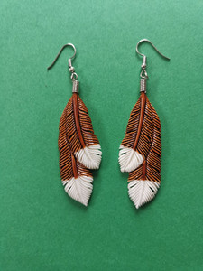 Products: Bone Brown Feather Huia SomethingKiwi