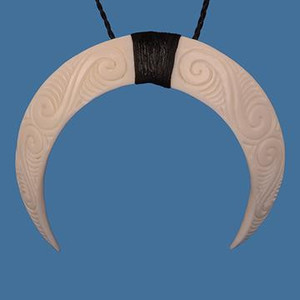 Products: Pig Tusk Necklace SomethingKiwi