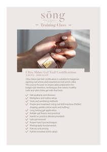 Training: Ultra shine gel nail certificate
