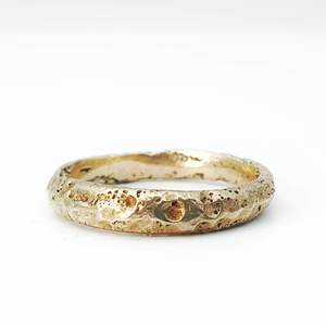 Sandcast Ring GOLD 3mm