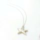 Sandcast Matariki Star Silver Necklace