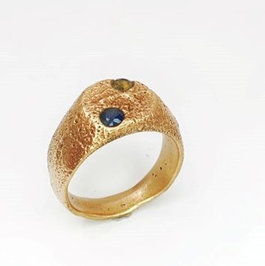 Gold: Sandcast Signet Ring GOLD