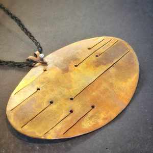 Matariki Star Map Statement Necklace