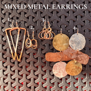 Mixed Metal WILD SALE Earrings
