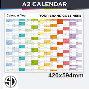 A2 Calendars	- Single Sided