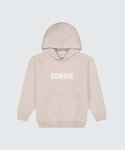 Puff Print Hoodie - Bone