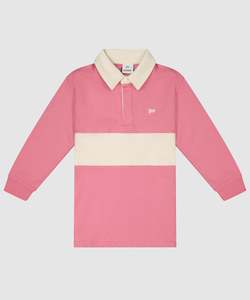 Sweatshirts: Classic Rugby Dress - Pink