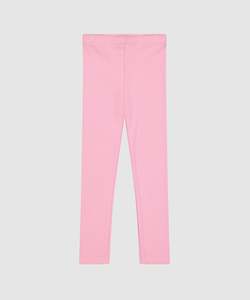 Bottoms: Goldie Ribbed Leggings - Pink