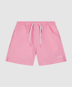 Bottoms: Nylon Sports Shorts - Pink