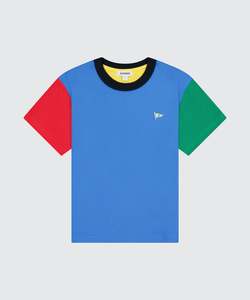 T Shirts: COLOUR BLOCK TEE - MULTI